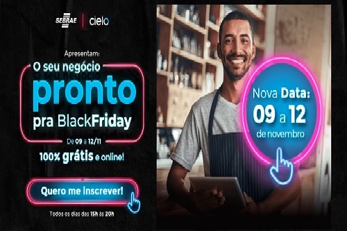 Sebrae-SP e Cielo promovem evento digital de preparação para Black Friday