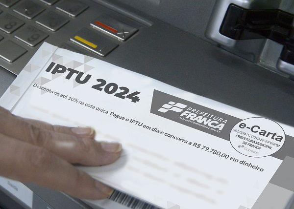 Após falhas na emissão, Franca prorroga prazo de pagamento de IPTU com desconto
