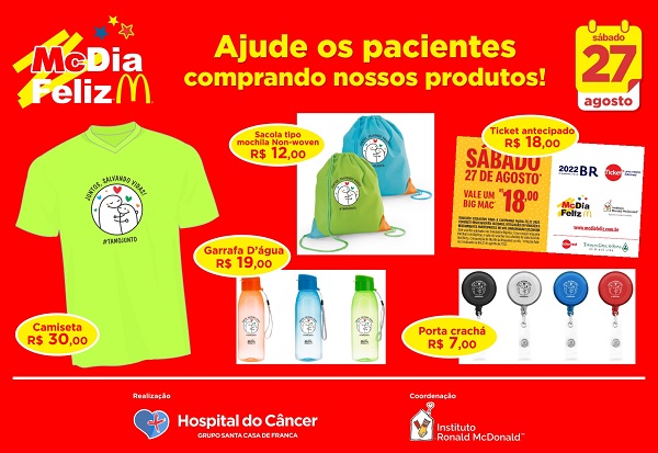 Hospital do Câncer de Franca lança campanha McDia Feliz
