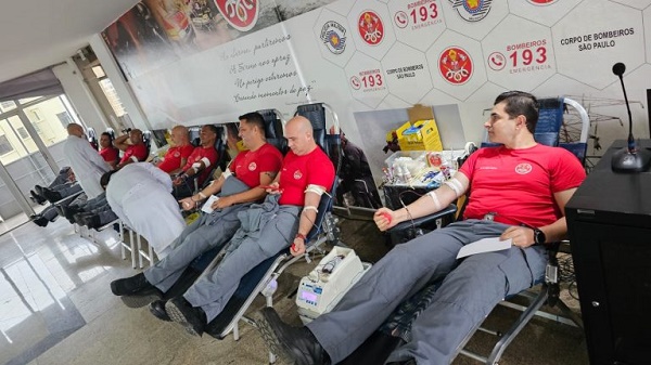 Bombeiros iniciam campanha para incentivar doação de sangue