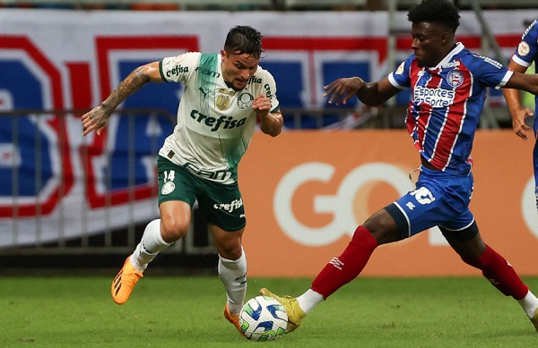 Bahia quebra a invencibilidade do Palmeiras no Brasileirão