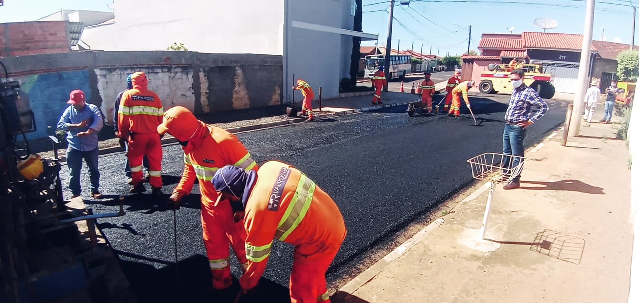Restinga investe mais de R$ 350 mil no recapeamento de ruas e avenidas 