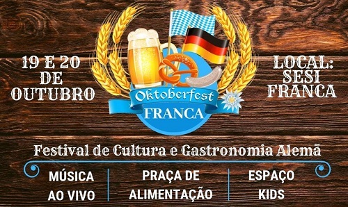 1ª Oktoberfest Franca terá oficina gastronômica no Sesi  