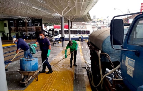 Empresa São José implanta limpeza pesada no Terminal Ayrton Senna