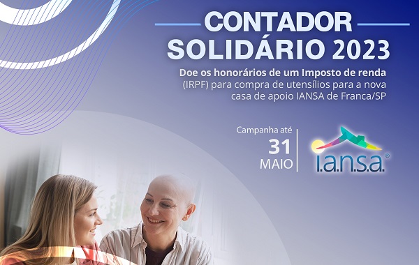 Contador Solidário 2023: últimos dias para contribuir em prol da Casa de Apoio Iansa