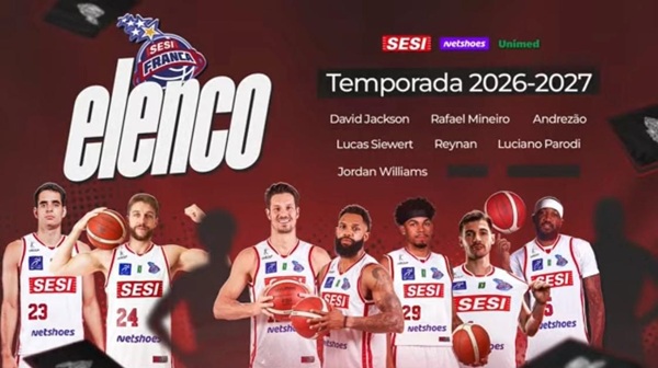 SESI Franca Basquete apresenta elenco para a temporada 2026/2027