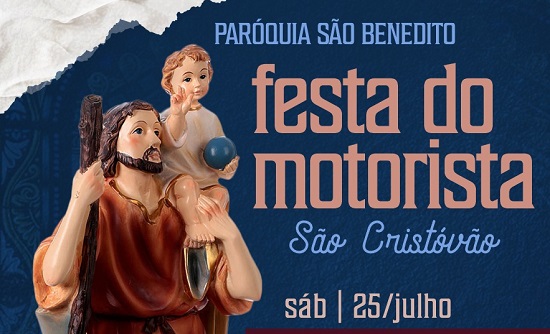 Paróquia São Benedito promove carreata da Festa do Motorista